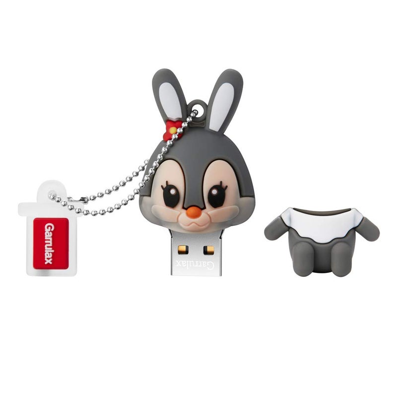 GARRULAX USB Flash Drive, 8GB / 16GB / 32GB USB 2.0 Updated Waterproof USB Memory Stick Date Storage Pendrive Thumb Drives (32GB, Gray Rabbit) - Image 2